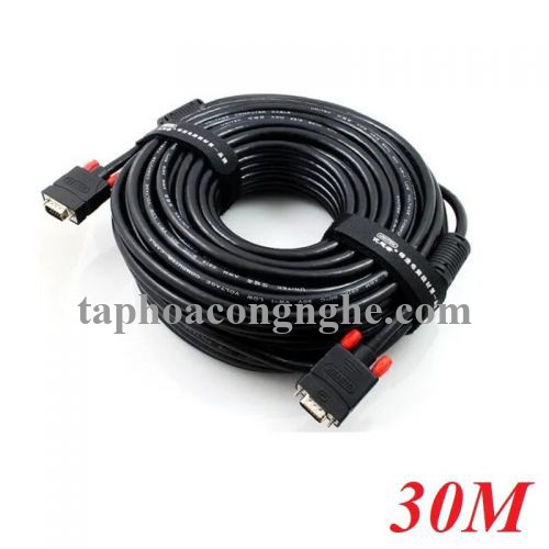 Unitek 95073 Y-C510A 3C+6 30M Màu Đen Cáp tín hiệu Vga LCD 30095073